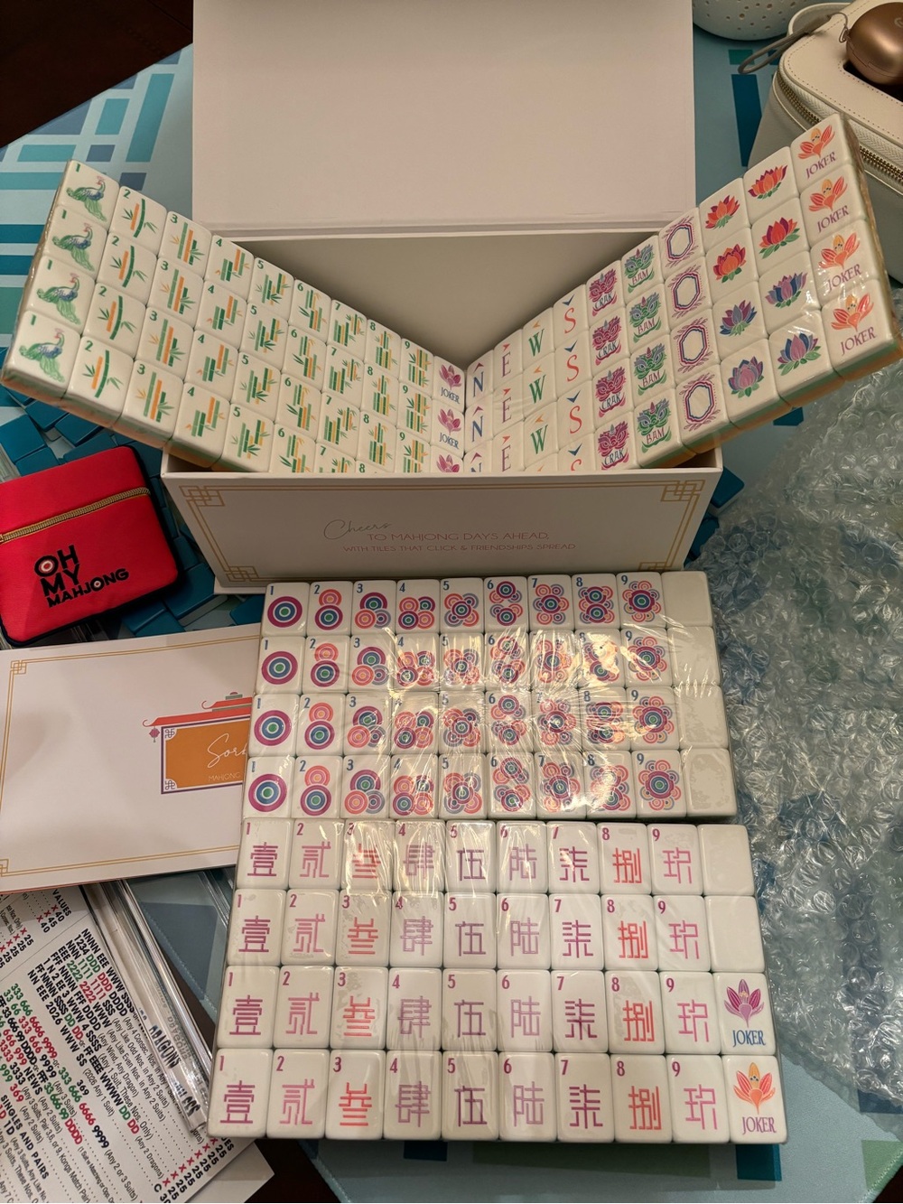 Oh My Mahjong Sorbet American Mahjong Tile Set - Pastel - Picture 6 of 7